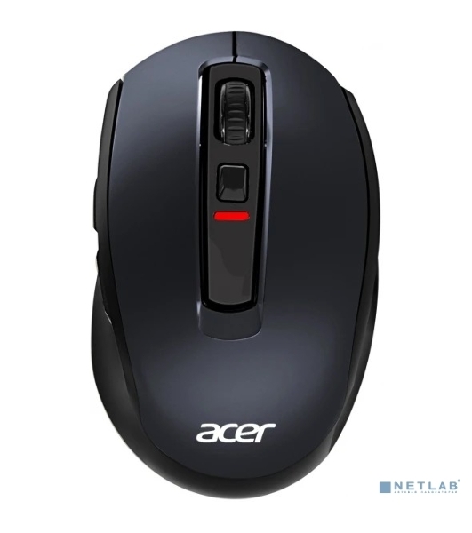 Мышь беспроводная Acer OMR070 черный, 1600 dpi, радиоканал, Bluetooth, USB, кнопки - 6