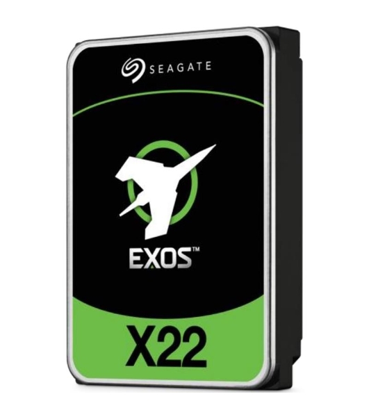 Жесткий диск Seagate Enterprise Capacity 3.5' HDD Exos X22 22TB Наличие SAS 512 Мб 7200 об/мин 3,5' Время наработки на отказ 2500000 ч. ST22000NM000E
