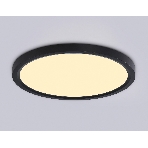 Светильник светодиодный ультратонкий Ambrella light FZ1906 BK черный IP54 26W 3000K-6500K CCT-переключатель D370*25 (Без ПДУ), фото7