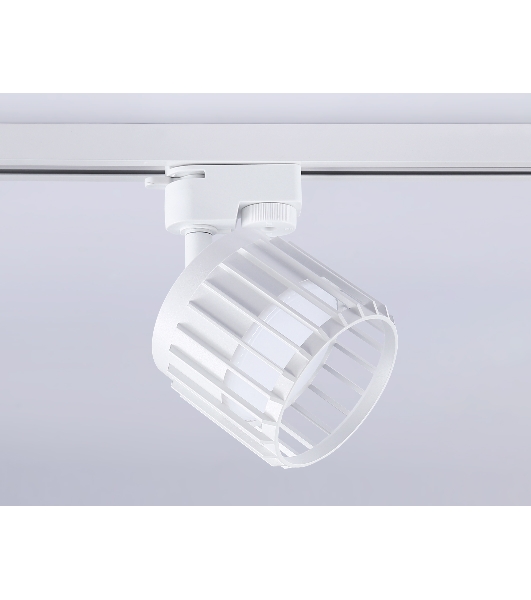 Трековый однофазный светильник Ambrella light GL5348 WH белый GX53 D100*80