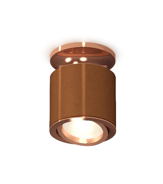 Светильник Ambrella Light XS7404140 SCF/PPG кофе песок/золото розовое полированное MR16 GU5.3 (N7930, C7404, N7005)
