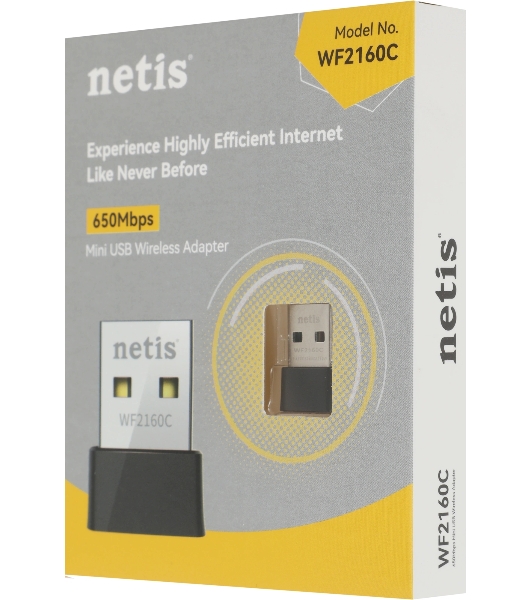 Адаптер Wi-Fi 200MBPS USB DUAL BAND WF2160C NETIS
