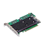 RAID-контроллер Broadcom 9670W-16i SGL (05-50113-00003/03-50113-00002), PCIe 4.0 x16, Full Height, 24G SAS/SATA/NVMe, RAID 0,1,5,6,10,50,60, 16port(2x8 SFF-8654), 8GB Cache, SAS4116W ROC, RTL, фото 1