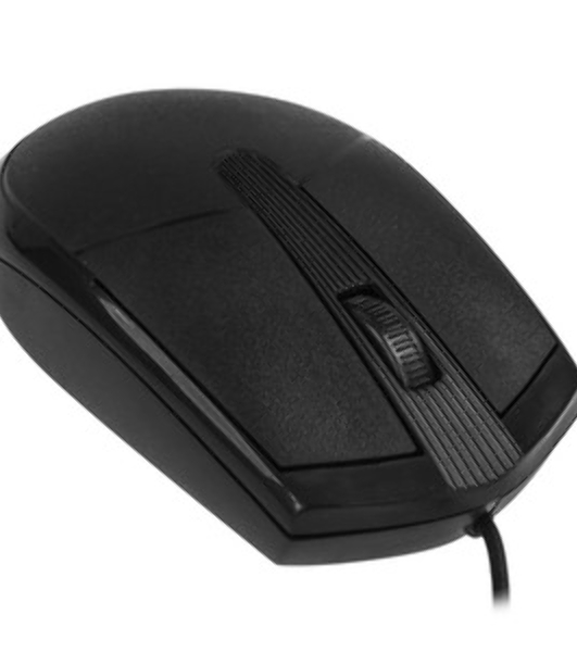 Мышь проводная Perfeo PROFIL черный, 1600 dpi, USB, кнопки - 4