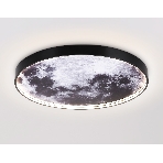 Настенно-потолочный светодиодный светильник Ambrella light FW11113 BK черный 31W LED 3000-6400K D500*38, фото8