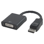 Переходник DisplayPort - DVI Cablexpert A-DPM-DVIF-002, 20M/19F, черный, пакет, фото 1