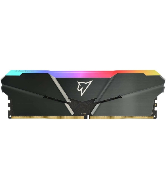 Оперативная память NETAC Shadow, DDR4, 16GB (1x16GB), 3200MHz, CL16, DIMM, с радиатором, RGB, серый