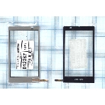 Сенсорное стекло (тачскрин) для Philips Xenium X809, черное, фото3