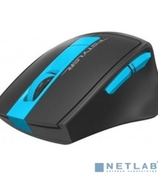 Мышь беспроводная A4Tech Fstyler FG30 серый/синий, 2000 dpi, радиоканал, USB, кнопки - 5