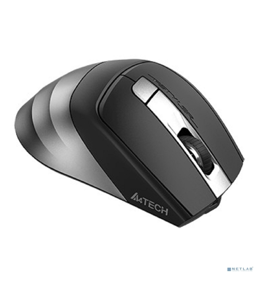 Мышь беспроводная A4Tech Fstyler FB35C серый/черный, 2000 dpi, радиоканал, Bluetooth, USB, кнопки - 6