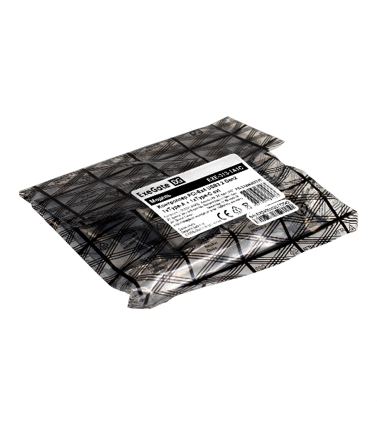 Контроллер ExeGate EXE-313-1A1C (PCI-E x4 v3.0, USB3.2 Gen2 1xType-A + 1xType-C ext., SuperSpeed+ скорость до 10 Гбит/с, разъем доп.питания, ASMedia Chipset ASM3142)