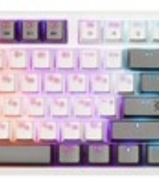 Клавиатура Defender Dasher GK-472 проводная, USB Type-A, серый/белый