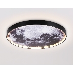 Настенно-потолочный светодиодный светильник Ambrella light FW11113 BK черный 31W LED 3000-6400K D500*38, фото7
