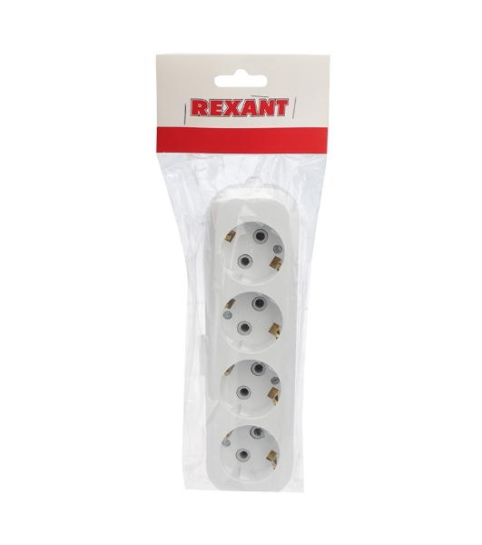 Колодка Rexant 3 гнезда без заземления