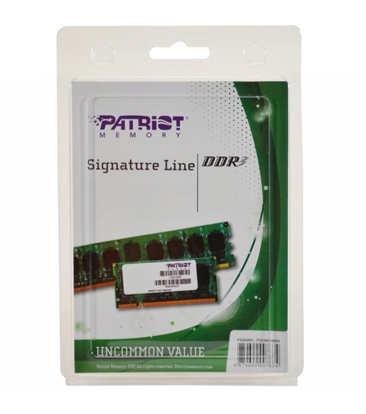 Оперативная память Patriot, DDR3, 4GB (1x4 GB), 1600 MHz, CL11, SO-DIMM