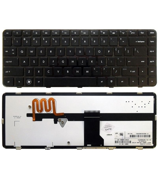 Клавиатура для ноутбука HP Pavilion DM4-1000 DV5-2000 DV5-2100 черная с подсветкой