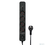 Сетевой фильтр Гарнизон 2.0 Мультипорт EPS-4-U3-B-2, 4 р, 10А, 3xUSB, 2 м, ур.защиты 2+, черный, пакет, фото16