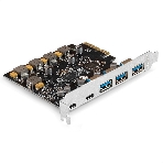Контроллер ExeGate EXE-313-3A2C (PCI-E x4 v3.0, USB3.2 Gen2 3xType-A + 2xType-C ext., SuperSpeed+ скорость до 10 Gbит/с, разъем доп.питания, ASMedia Chipset ASM3142), фото5