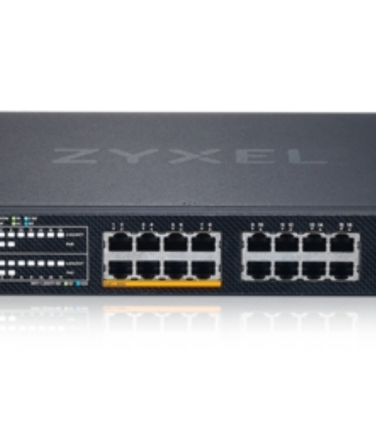 Коммутатор Zyxel NebulaFlex XMG1915-18EP-EU0101F 16x2.5Gbит/с 2SFP+ 8PoE++ 180W управляемый