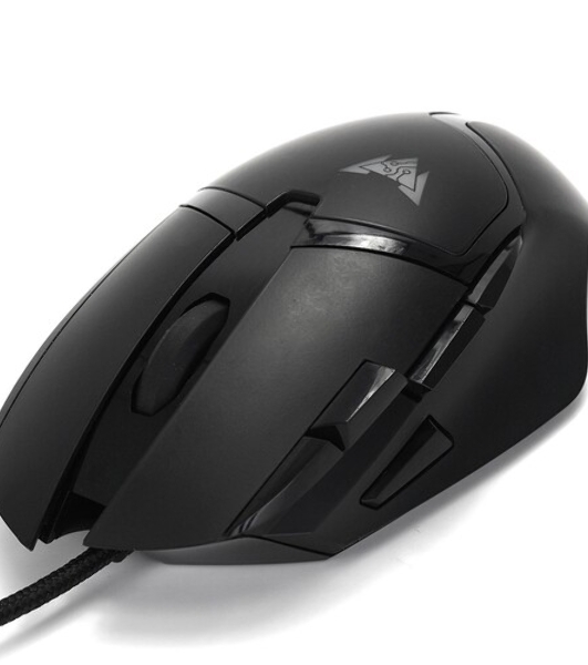 Мышь проводная Crown CMGM-901 черный, 4800 dpi, USB, кнопки - 8