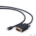 Кабель Cablexpert mDP-VGA, 20M/15M, 1.8м, черный, позол.разъемы, пакет (CC-mDPM-VGAM-6), фото4