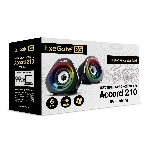Акустическая система 2.0 ExeGate EX289680RUS Accord 210 (питание USB, 2х3Вт (6Вт RMS), 60-20000Гц, черный, RGb подсветка), фото10
