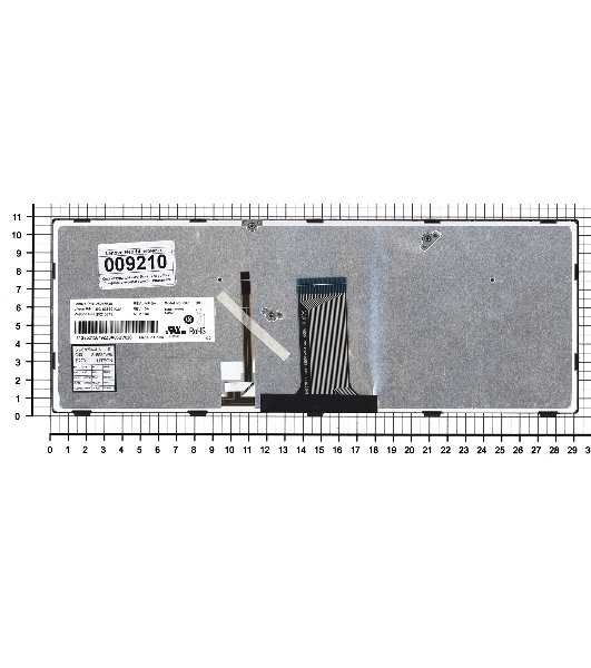 Клавиатура для ноутбука Lenovo Flex 2-14 G40-30 G40-70 черная с черной рамкой с подсветкой