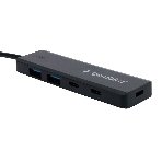 Разветвитель USB3.1 Gembird UHB-C415, 2хUSB, 2хType-C, с доп.питанием (порт Type-C), кабель USB 19см, фото2