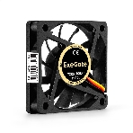 Вентилятор для корпуса ExeGate EX06010B3P черный, 60 мм, 2000 об/мин, 16 дБ, 3 pin, фото4