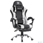 Кресло игровое Defender TIOS черный/белый, PU 64055, фото4