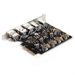 Контроллер ExeGate EXE-313-3A2C (PCI-E x4 v3.0, USB3.2 Gen2 3xType-A + 2xType-C ext., SuperSpeed+ скорость до 10 Gbит/с, разъем доп.питания, ASMedia Chipset ASM3142), фото4