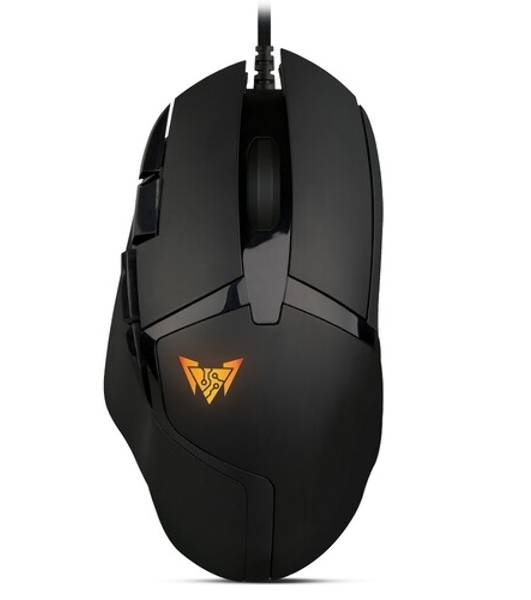 Мышь проводная Crown CMGM-901 черный, 4800 dpi, USB, кнопки - 8