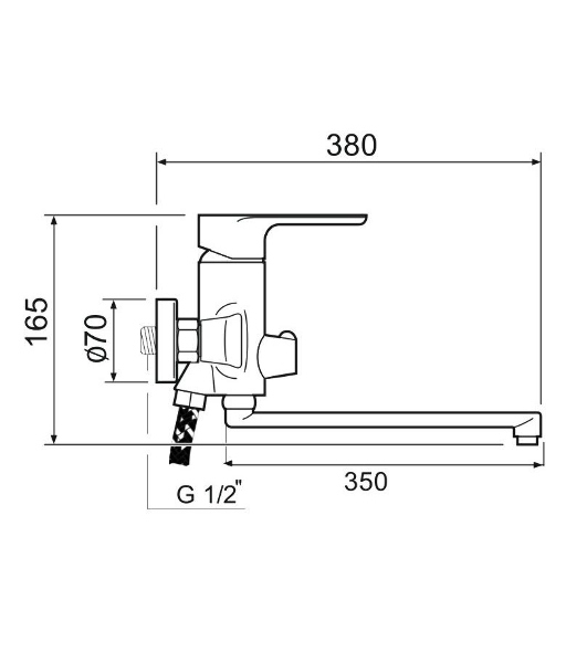 Смеситель для ванны SL133-006E SL133-006E