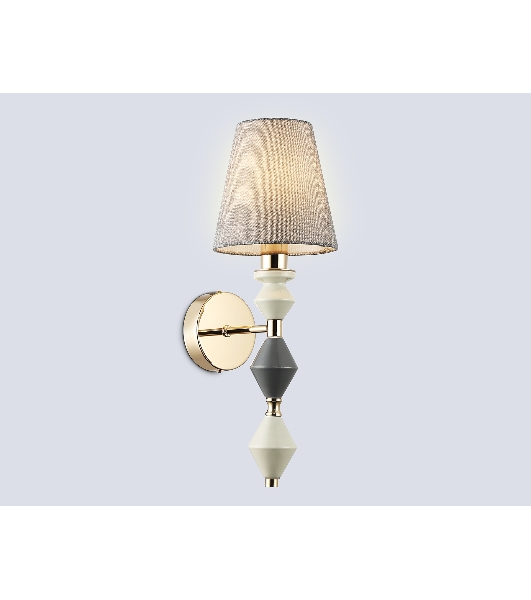 Настенный светильник Ambrella light LH75409 GD/GR золото/серый E14 max 40W 150*180*415
