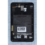 Модуль (матрица + тачскрин) для Asus MeMO Pad 7 ME176 черный c рамкой, фото 1