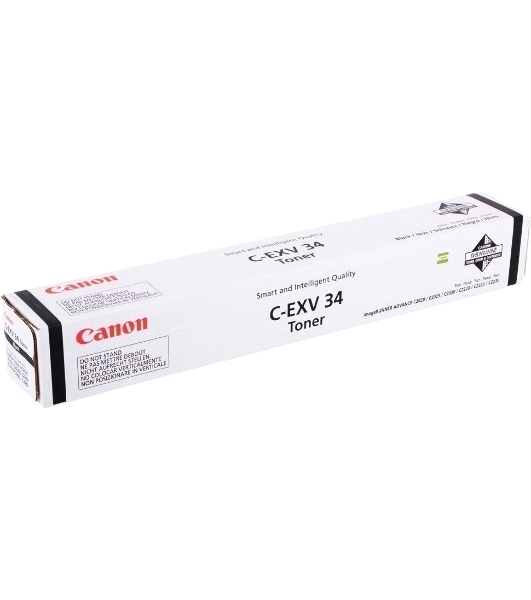 Картридж лазерный Canon C-EXV34BK черный (туба 23000 стр) для Canon iR C9060/C9065/C9070, IR Advance C2000ser/C2020/C2025/C2030