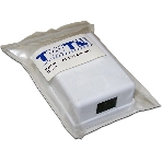 Настенная розетка, 1 порт RJ-45 категории 6, UTP, белая, фото2