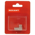 Переходник антенный Rexant (штекер F - гнездо F), угловой, (1шт.), фото6