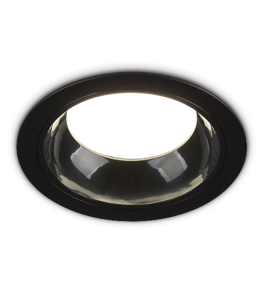 Светильник Ambrella light TN52336 SBK/GBK черный песок/черный глянец GX53 max 12W D115*25