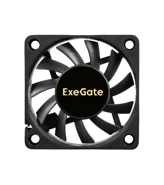 Вентилятор для корпуса ExeGate EX06010B3P черный, 60 мм, 2000 об/мин, 16 дБ, 3 pin