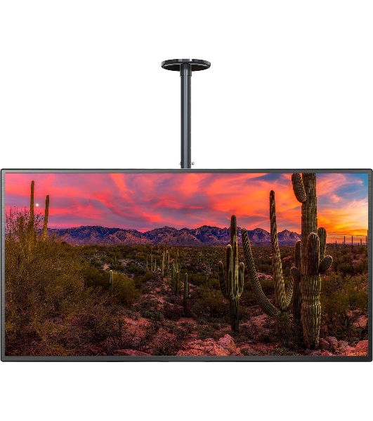 Кронштейн для телевизора Cactus CS-CP04-R черный 37'-70' макс.81.6кг потолочный поворот и наклон