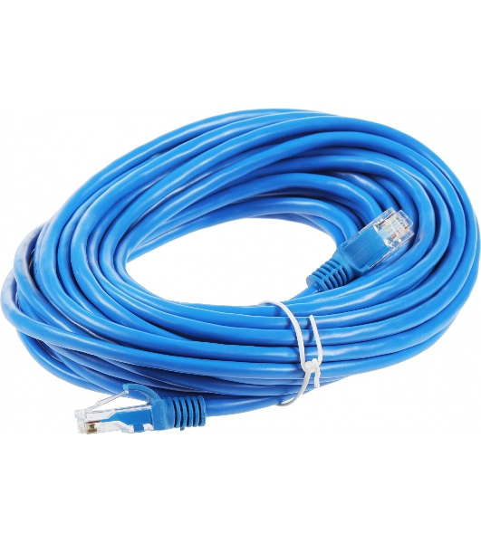 Патч-корд UTP Cablexpert PP12-10M/B cat.5e, 10м, литой, многожильный, синий