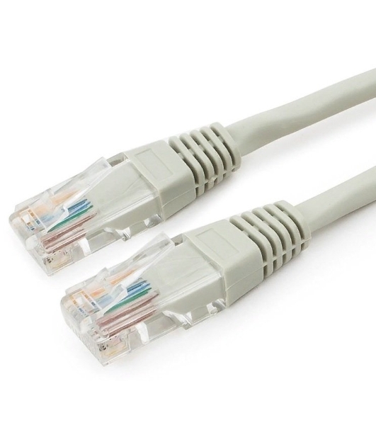 Патч-корд UTP Cablexpert cat.6, 0.5м, литой, многожильный, серый