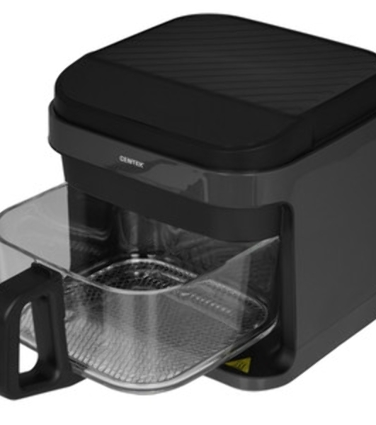 Аэрогриль Centek CT-3105 черный, 1500 Вт, 5 л, сенсор, 8 программ