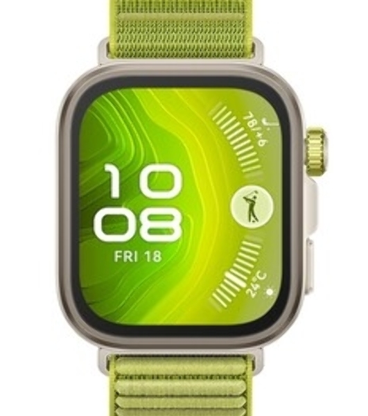 Умные часы HUAWEI Watch FIT 4 Pro Seiya-B29W, 1.82' AMOLED, 4G, GPS, IP6X, зеленый / серебристый
