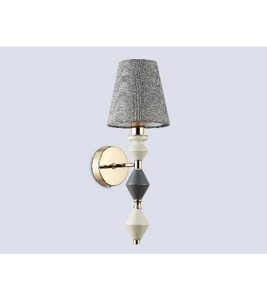 Настенный светильник Ambrella light LH75409 GD/GR золото/серый E14 max 40W 150*180*415
