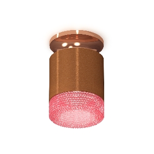 Светильник Ambrella Light XS7404142 SCF/PPG/PI кофе песок/золото розовое полированное/розовый MR16 GU5.3 (N7930, C7404, N7193)
