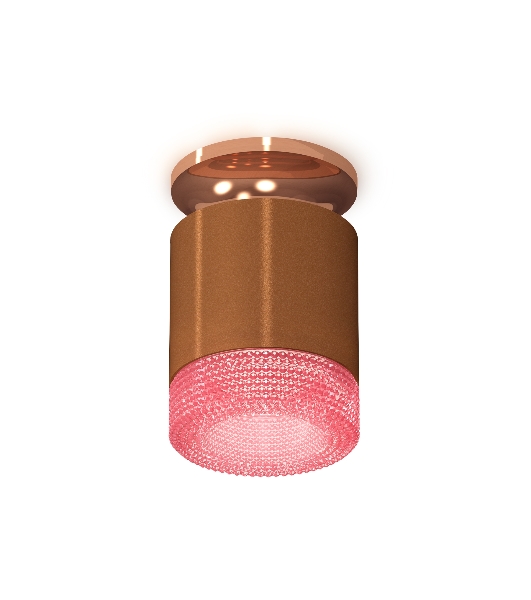 Светильник Ambrella Light XS7404142 SCF/PPG/PI кофе песок/золото розовое полированное/розовый MR16 GU5.3 (N7930, C7404, N7193)