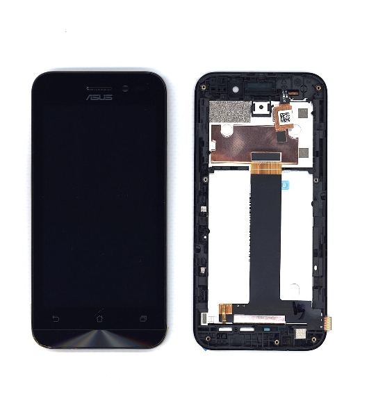 Дисплей для Asus ZenFone Go ZB450KL, черный с рамкой