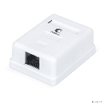 Розетка в сборе Cabeus, 1x RJ45(8P8C), кат. 6, неэкр., внешняя, белый, (WS-8P8C-Cat.6-1), фото2